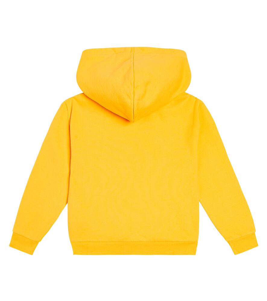 Shop Vilebrequin Gary Logo Cotton Jersey Hoodie In Yellow