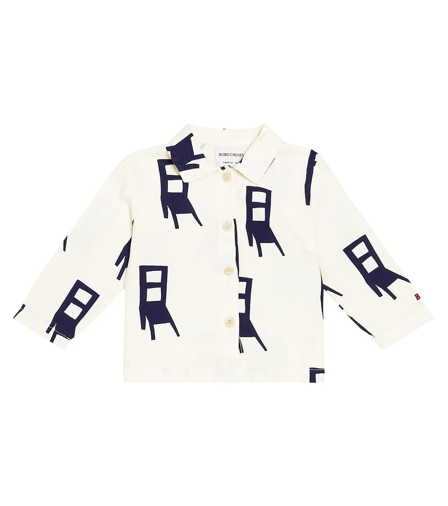 Bobo Choses Baby printed cotton-blend shirt