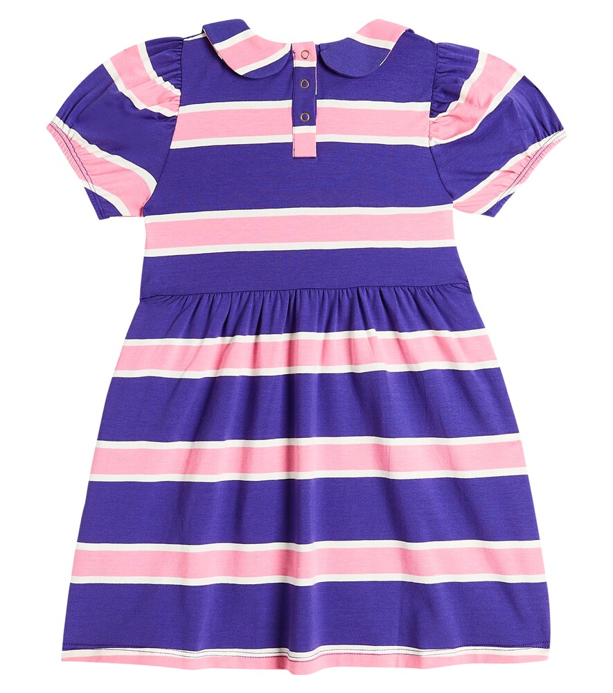  Mini Rodini Mini Rodini Striped Cotton-blend Dress 