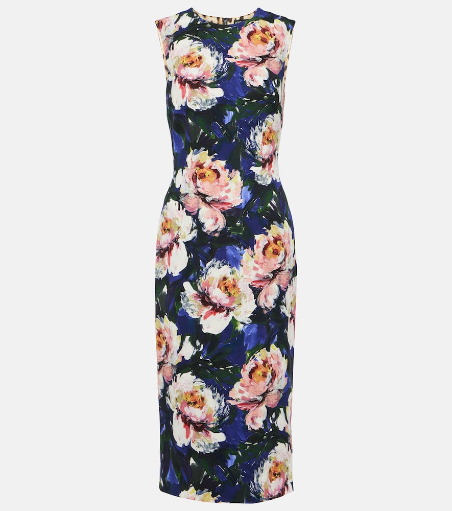 Dolce & Gabbana Floral cady midi dress