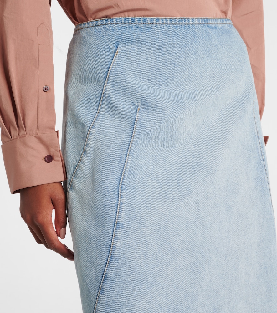  Dries Van Noten Dries Van Noten Midirock Aus Denim 