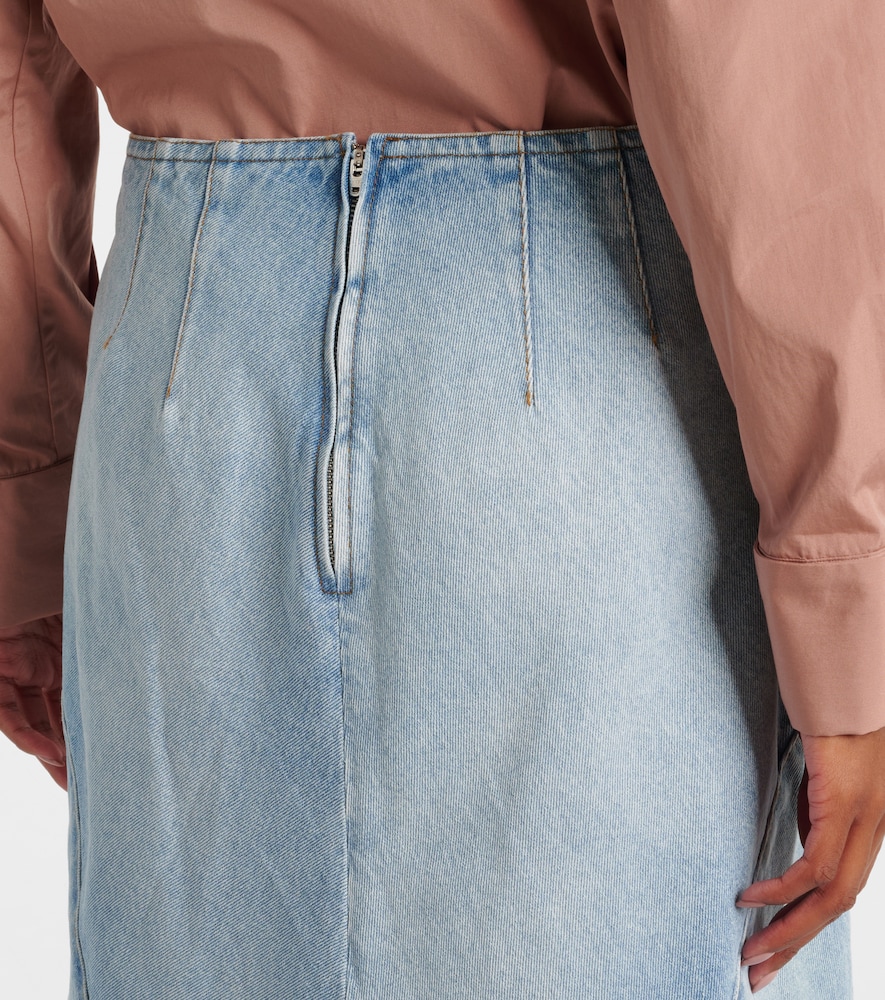  Dries Van Noten Dries Van Noten Midirock Aus Denim 