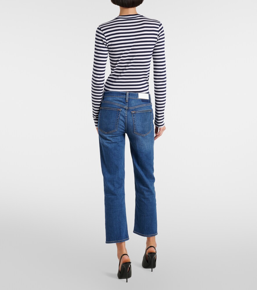  Re/done Re/done Stove Pipe Mid-rise Straight Jeans 