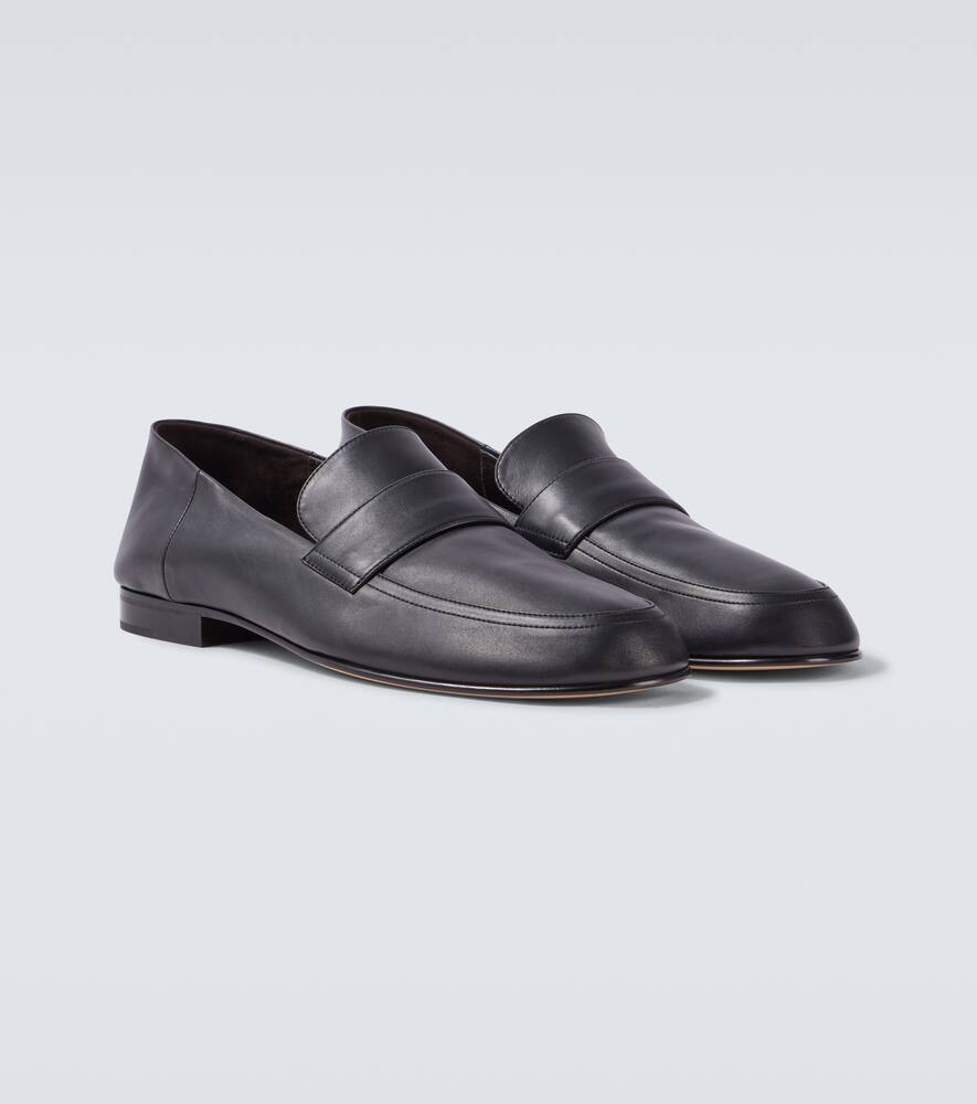 The Row Leather Loafers