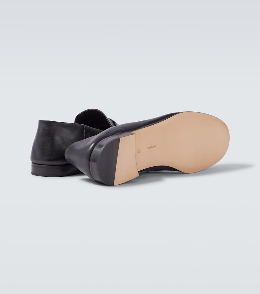 The Row Leather Loafers