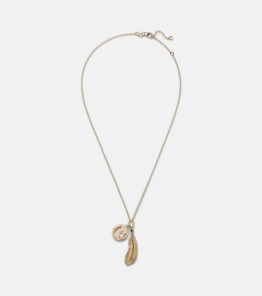 Vivacity 18kt gold pendant necklace with diamonds