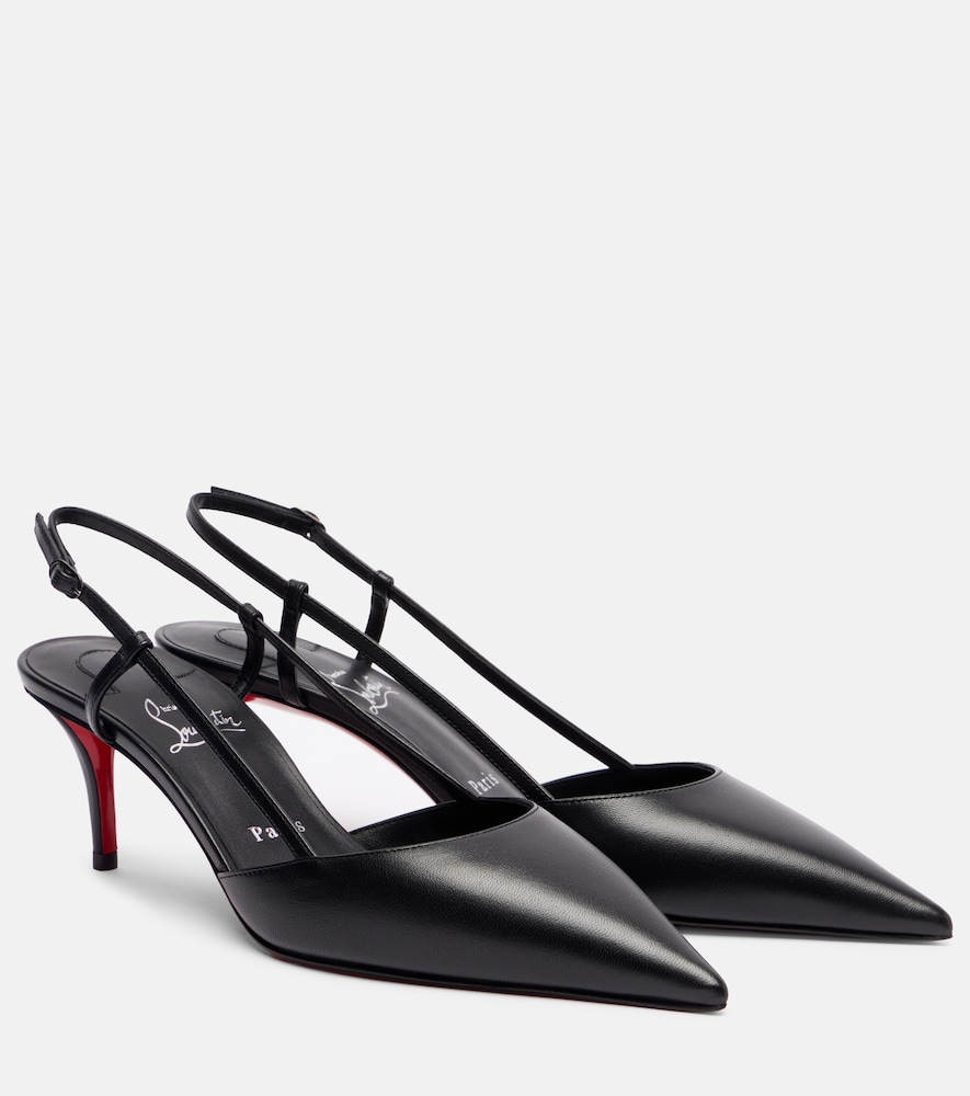 Christian Louboutin Miss Z Sling 60 leather slingback pumps