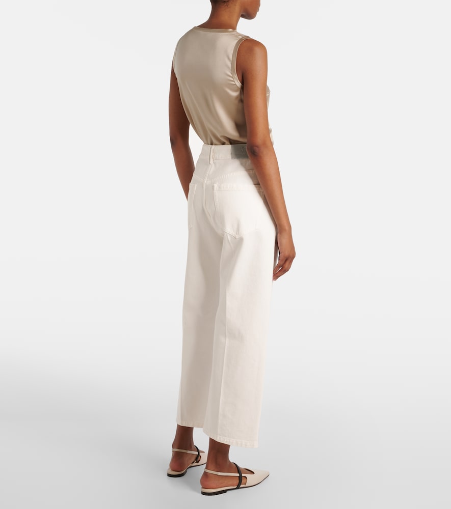 Mid-Rise Wide- Leg