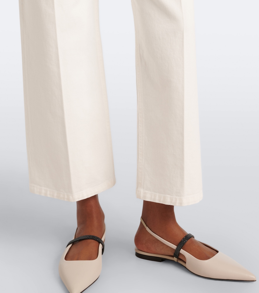 Mid-Rise Wide- Leg