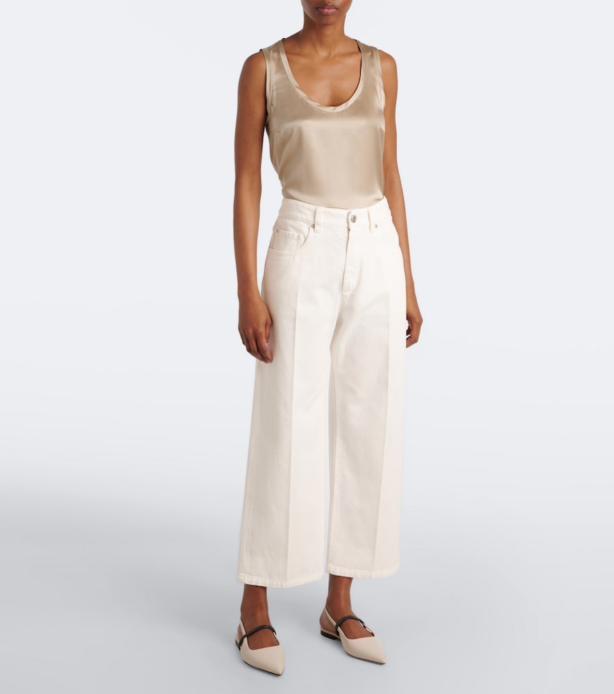 Mid-Rise Wide- Leg