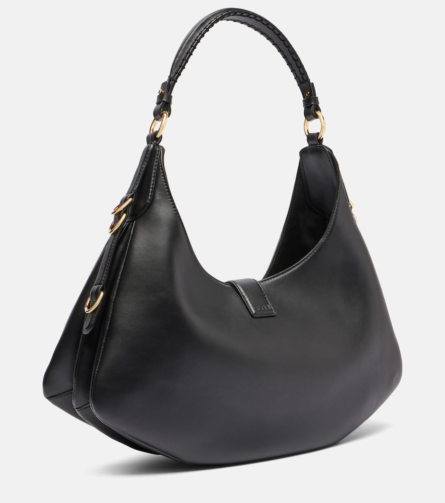 Ganni Kat Medium Shoulder Bag In Black