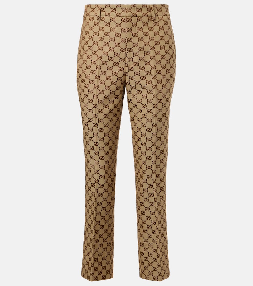 Gucci Cotton-blend Straight Pants