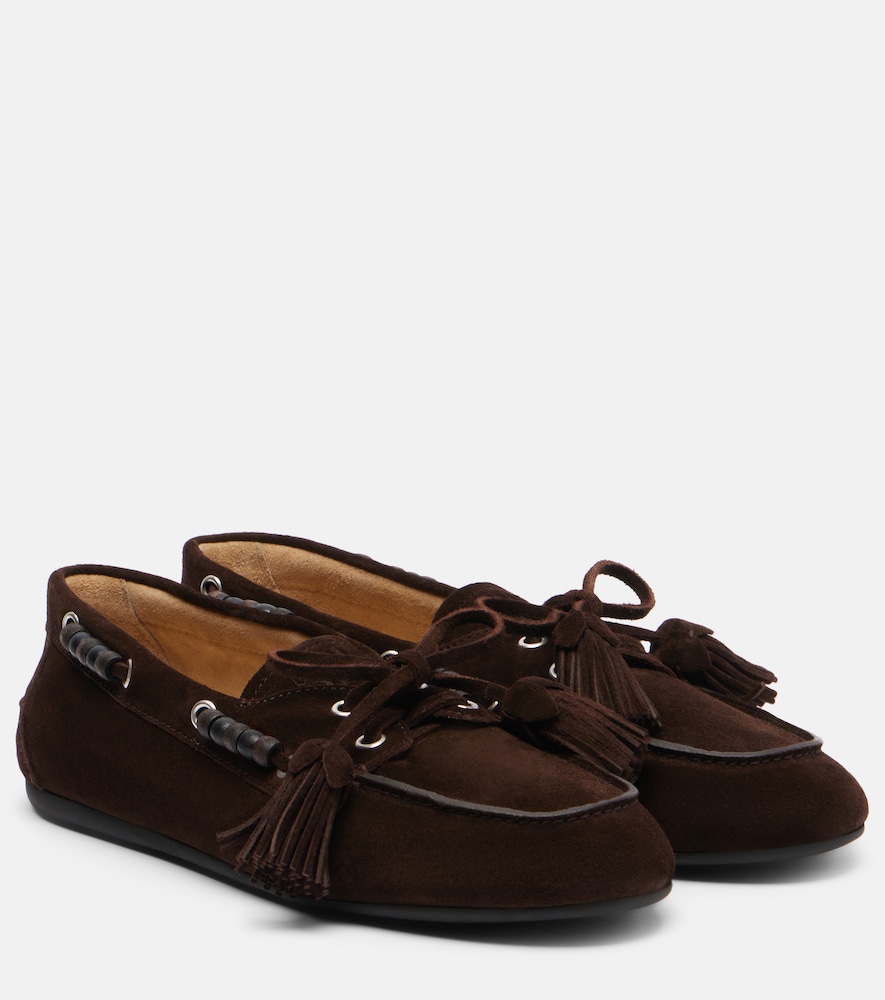Miu Miu Mocassins en daim perles 890 €