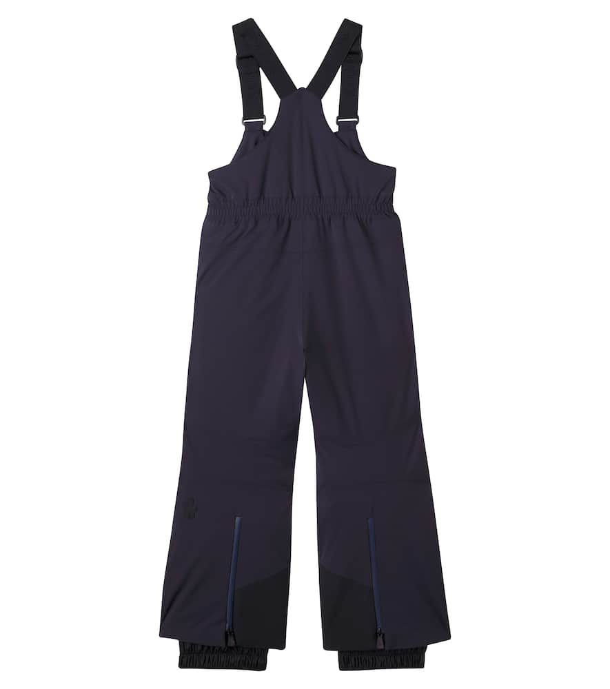 Moncler Technical Ski Salopettes In Black