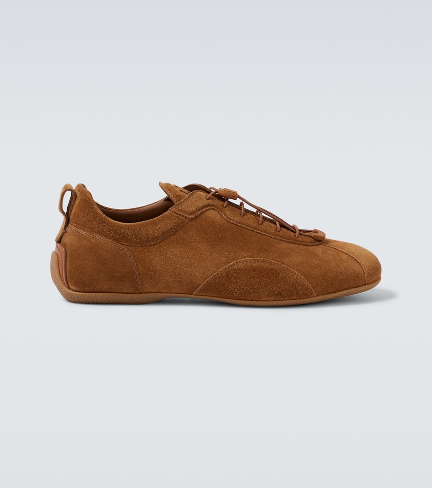 Davies Automotive suede sneakers