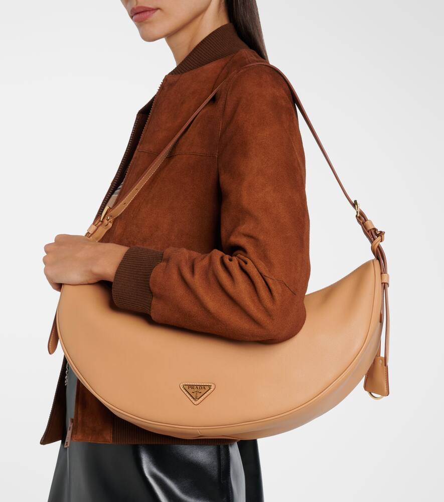 Prada Large Demi-lune Shoulder Bag