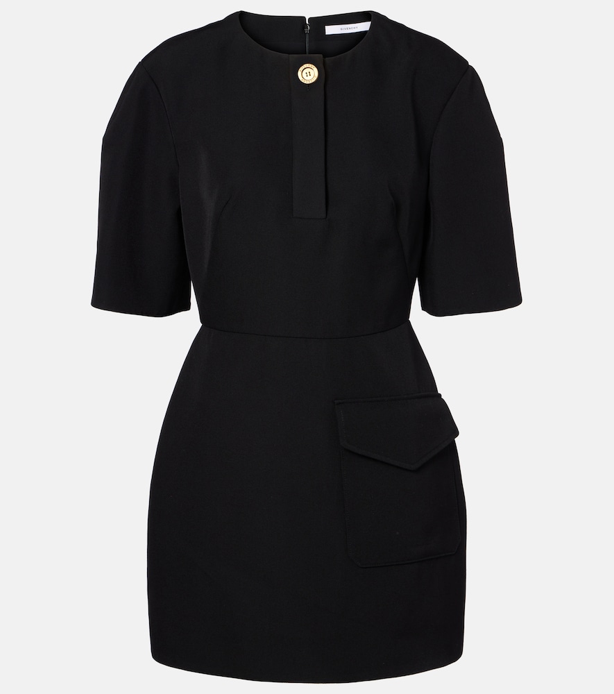 Givenchy Wool grain de poudre minidress