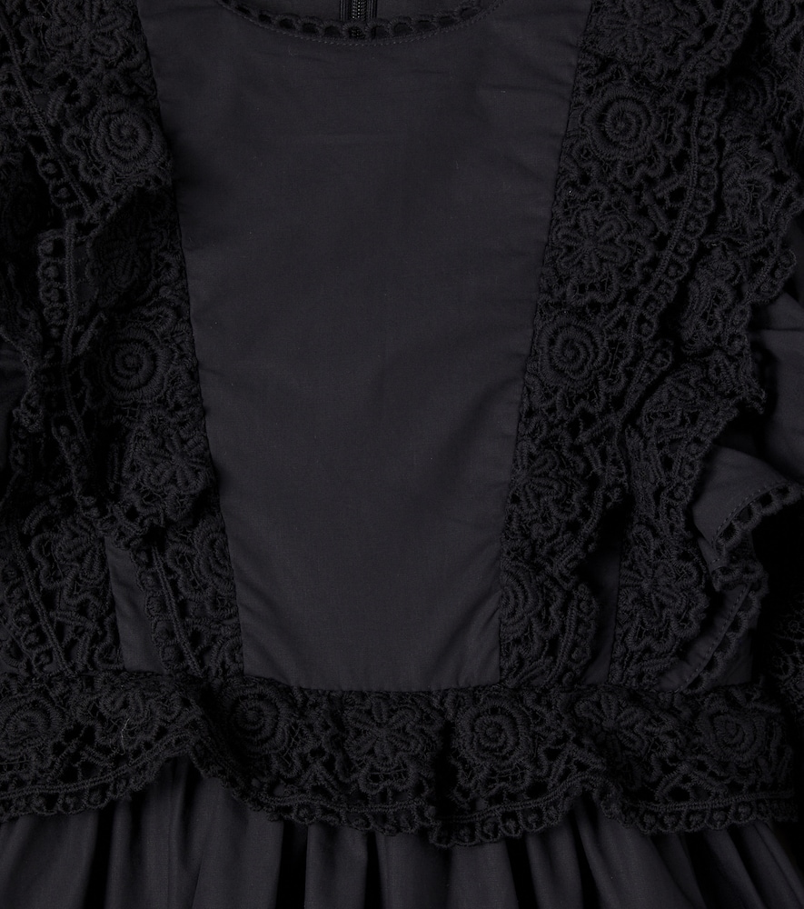  Petite Amalie Petite Amalie Kleid Aus Baumwolle Mit Spitze 