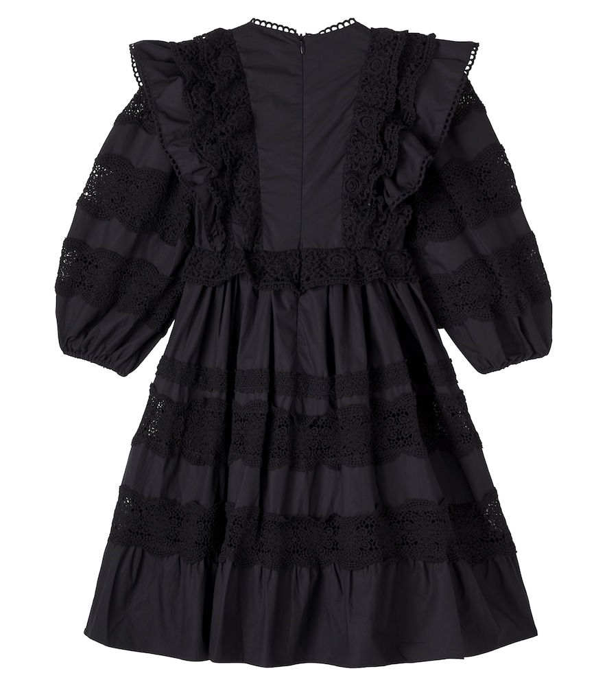  Petite Amalie Petite Amalie Kleid Aus Baumwolle Mit Spitze 
