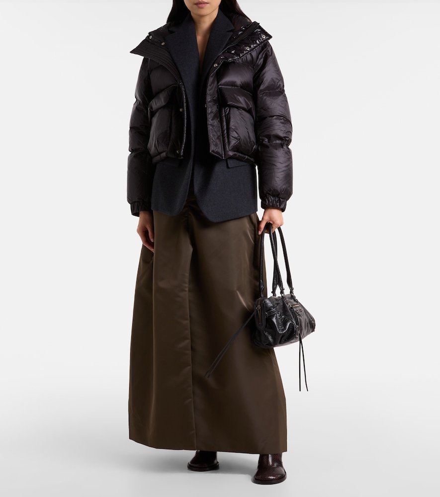  Sacai Sacai Daunenjacke Aus Wolle 