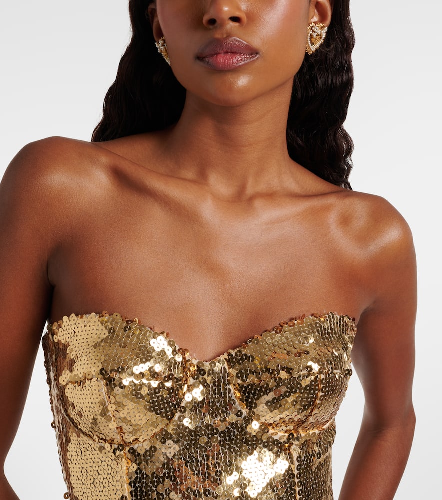 Dolce&Gabbana Devotion DG embellished clip-on earrings