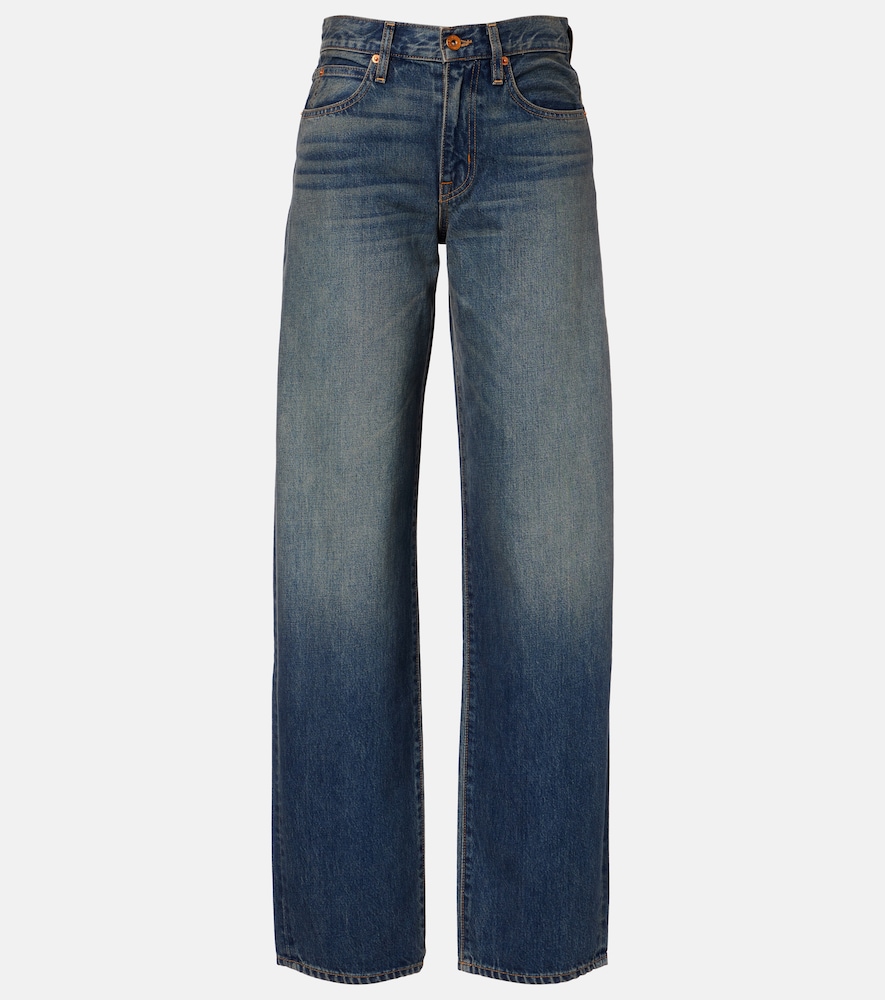 Slvrlake Tess faded wide-leg jeans