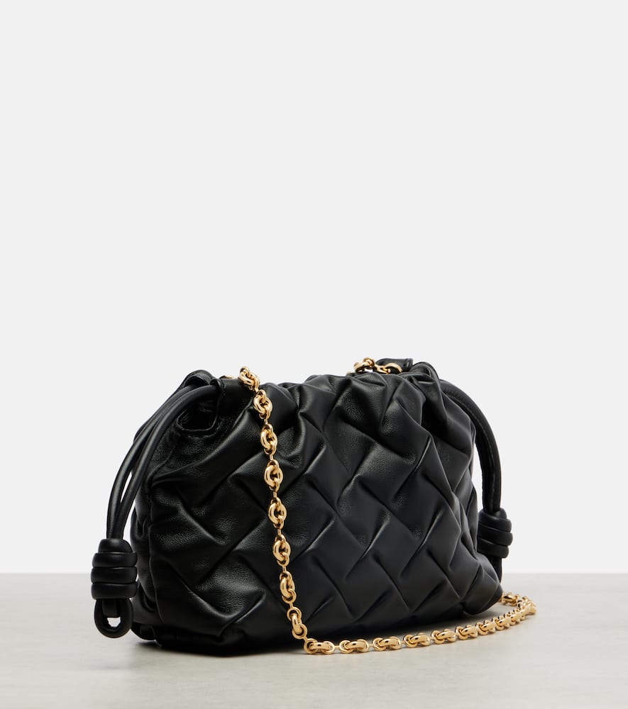 Loewe Flamenco Mini Leather Clutch In Black
