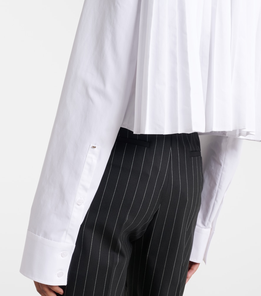  Sportmax Sportmax Ceppo Cotton-blend Poplin Shirt 