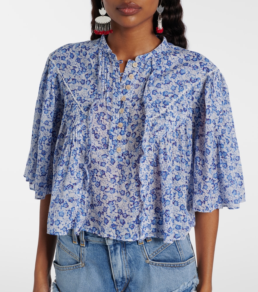 Veelia Floral Cotton Top