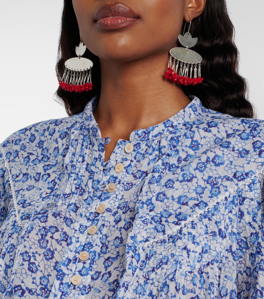 Veelia Floral Cotton Top
