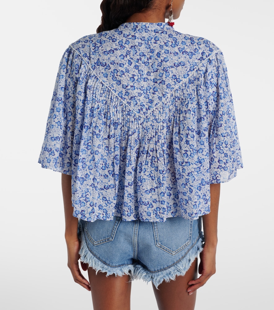 Veelia Floral Cotton Top