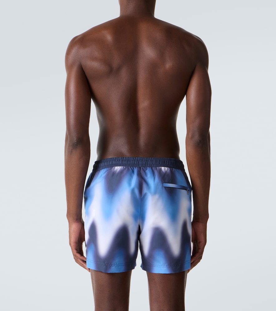  Commas Commas Printed Swim Trunks 