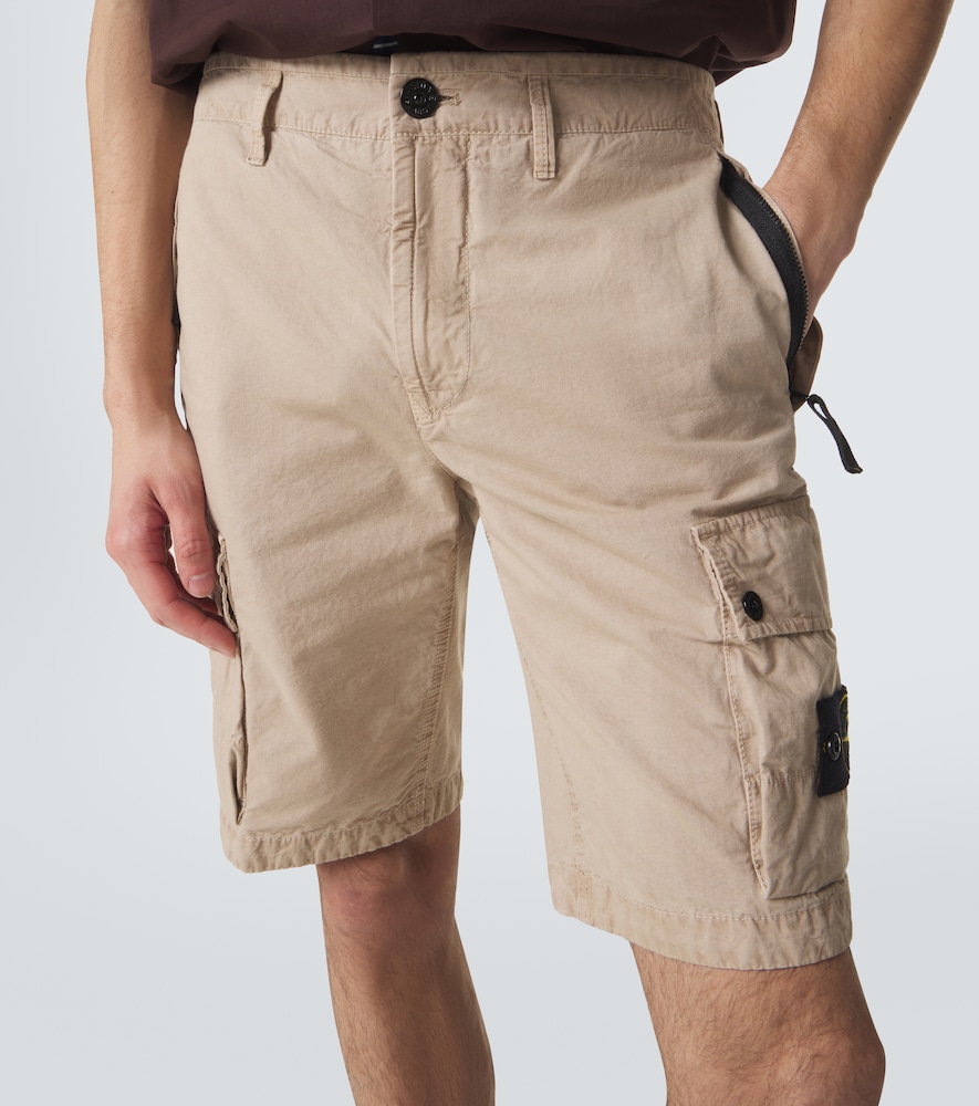  Stone Island Stone Island Shorts Compass Aus Baumwoll-canvas 