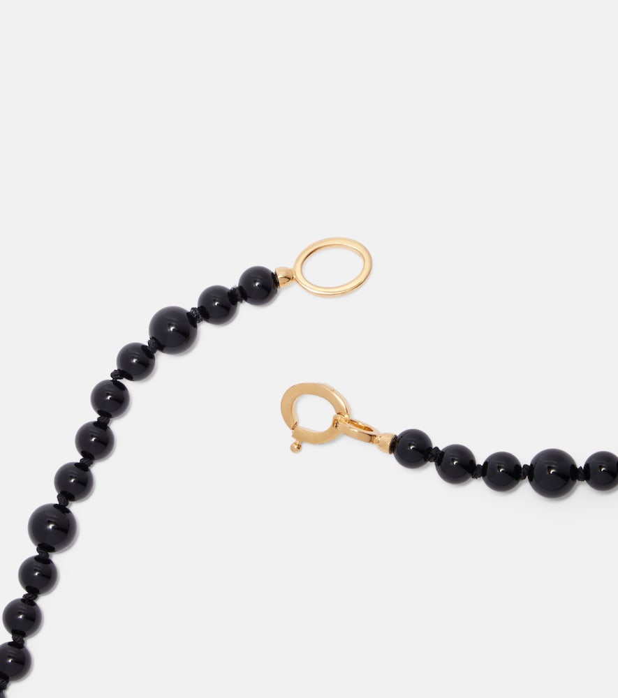  Toteme Toteme Halskette Infinity Mit Onyx 