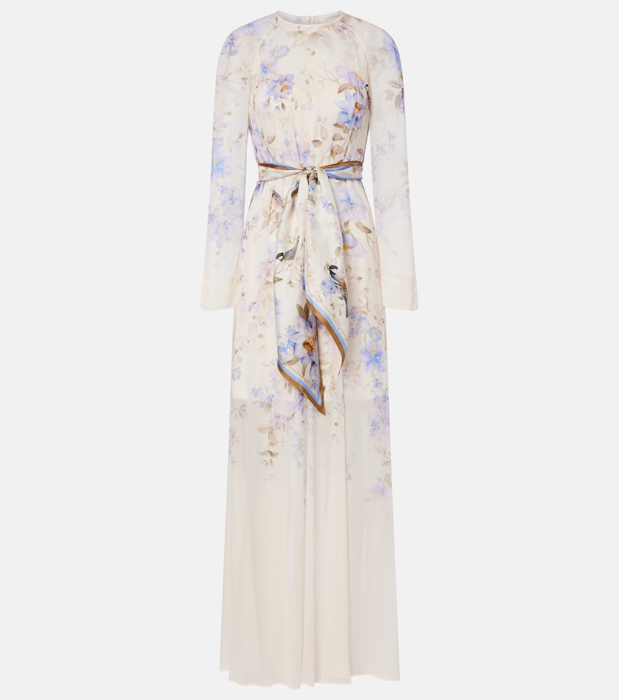 Zimmermann Luna belted floral maxi dress