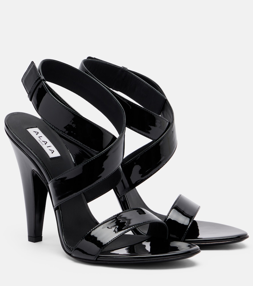Alaia Alaïa Cone patent leather sandals