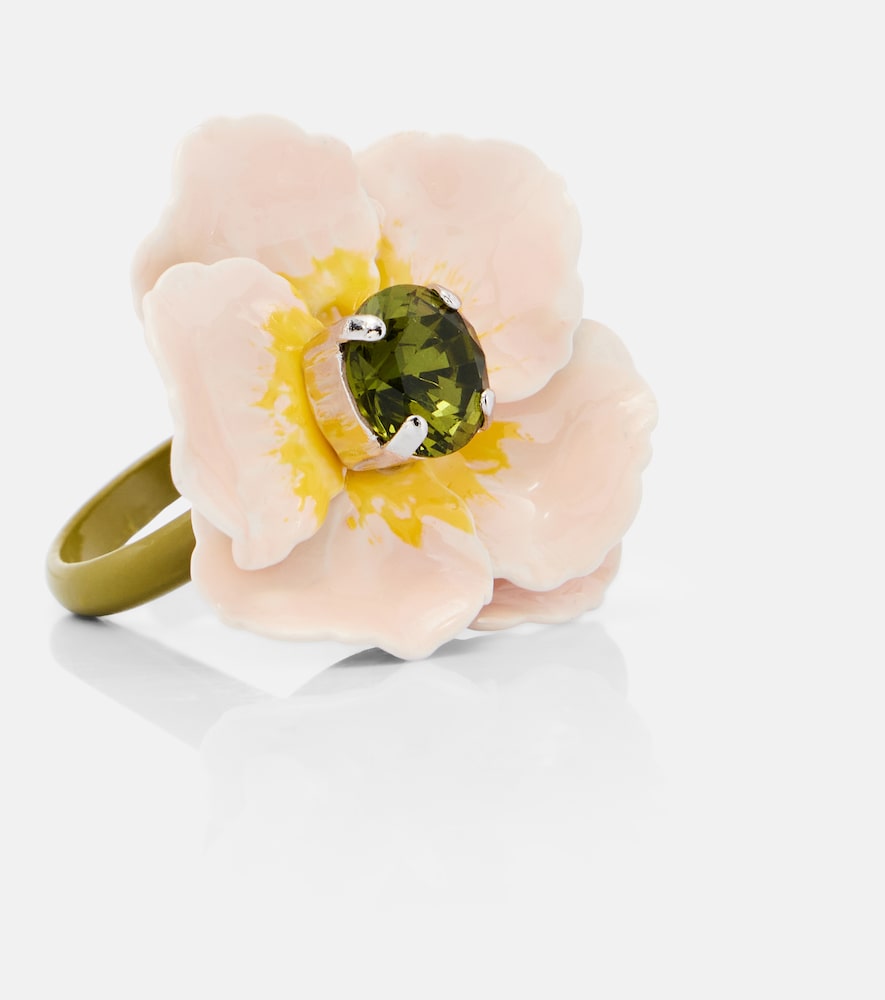  Simone Rocha Simone Rocha Ring Blooming Poppy Mit Kristall 