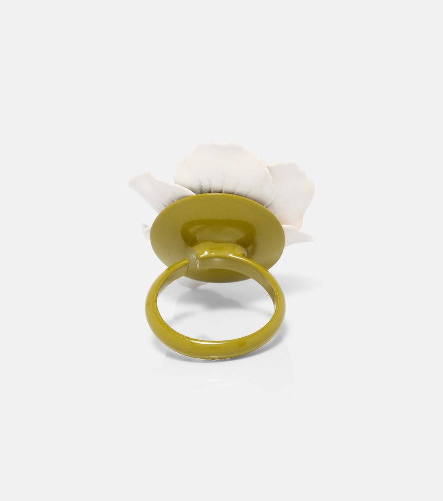  Simone Rocha Simone Rocha Ring Blooming Poppy Mit Kristall 
