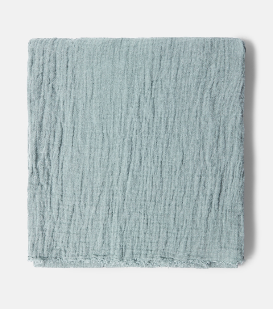 Once Milano Linen Throw In Green