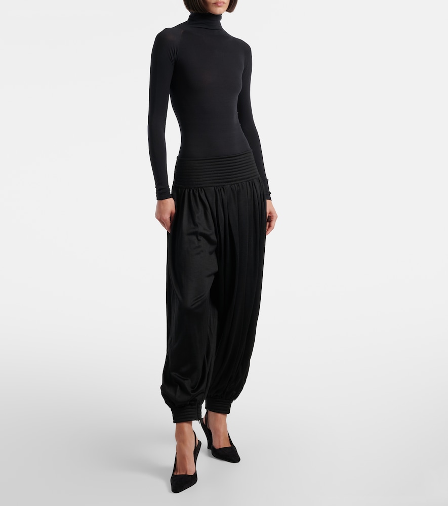 Alaïa Wool-blend balloon pants