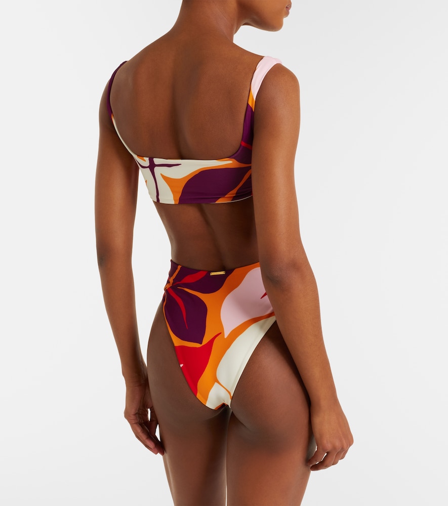  Cala De La Cruz Cala De La Cruz Leon Floral Bikini Top 