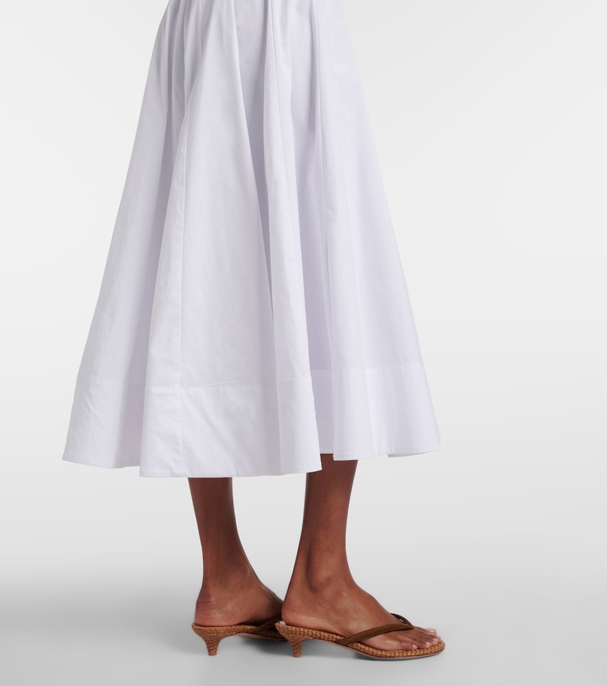 Wells Cotton Poplin Midi Dress