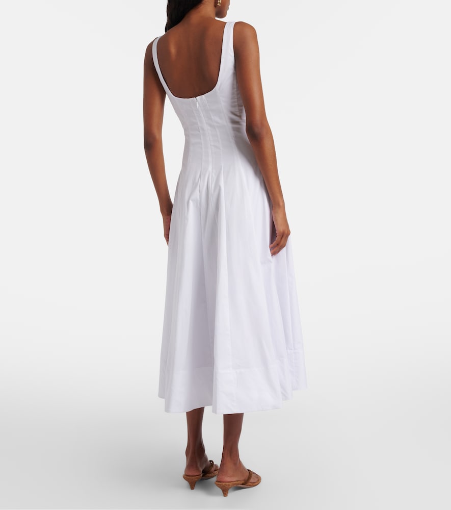 Wells Cotton Poplin Midi Dress