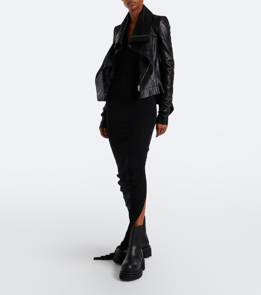 Beatle Leather Platform Chelsea Boots
