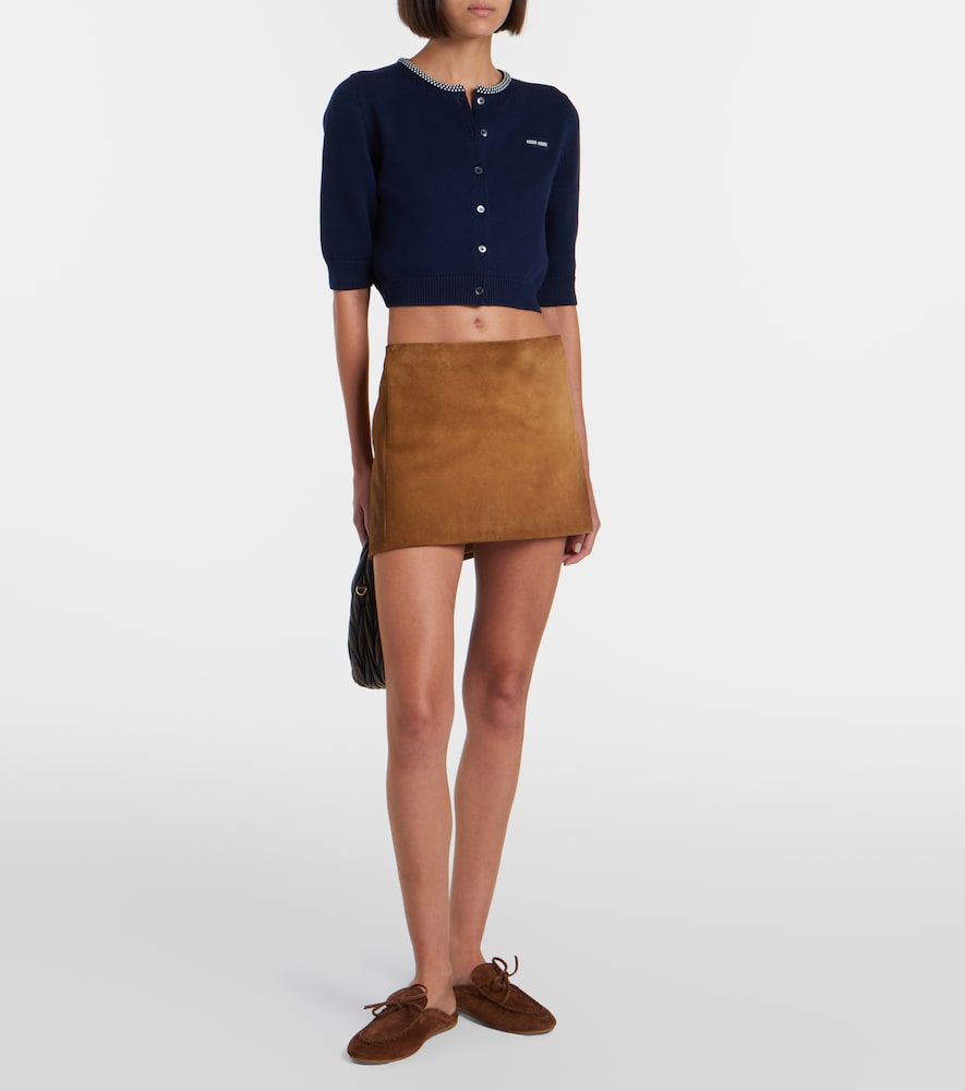  Miu Miu Miu Miu Cardigan Aus Baumwolle 