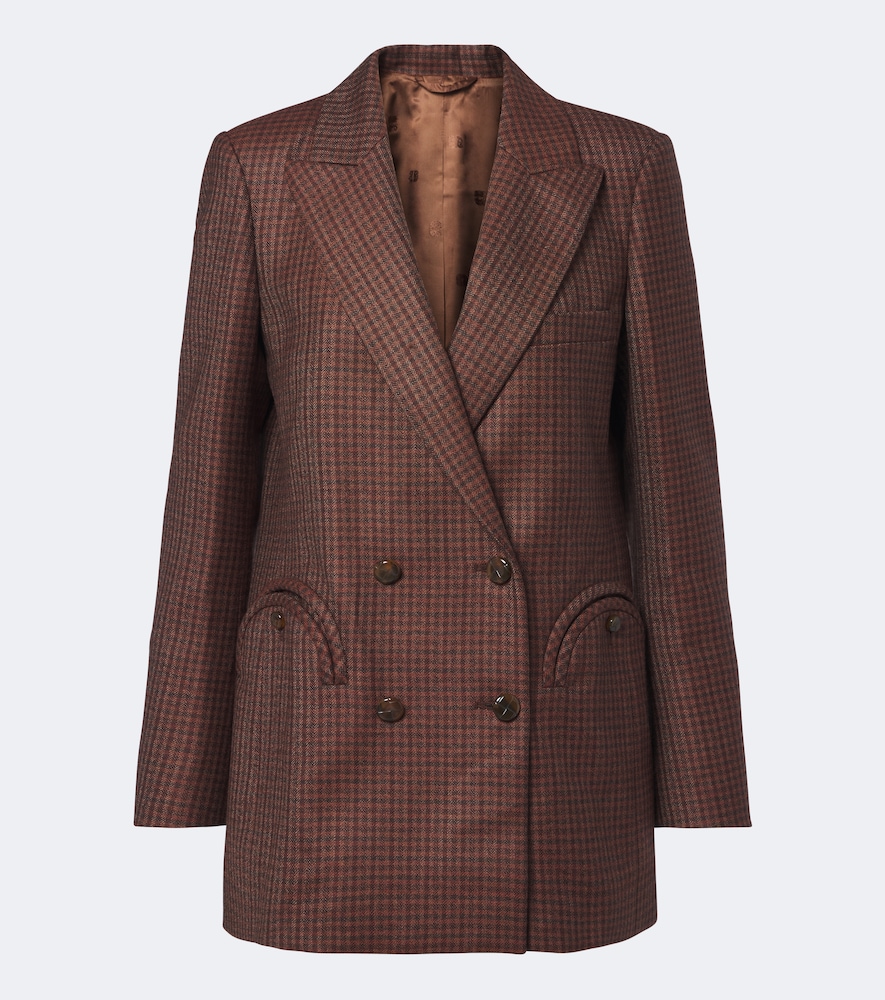 Blazé Milano Blazer Everyday in lana vergine a quadri