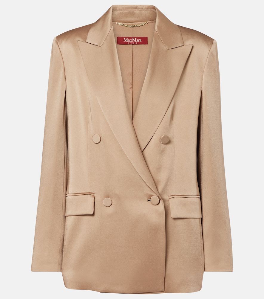 Blazer Arca in satin doppiopetto