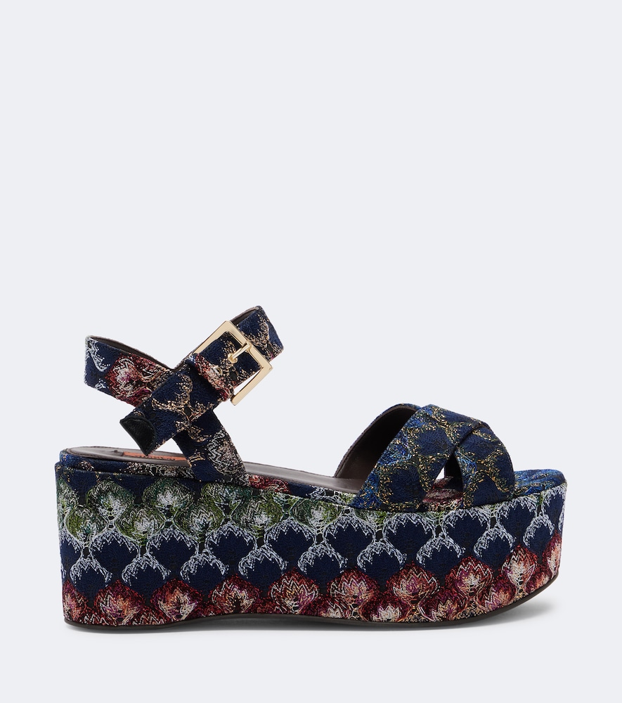 Missoni Julia lamé platform sandals | Thumbnail 3 Missoni Julia lamé platform sandals | Thumbnail 3