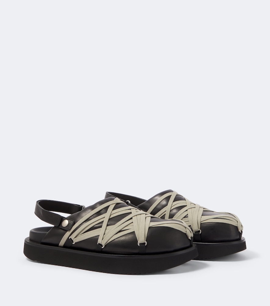 Mules Megalace aus Leder