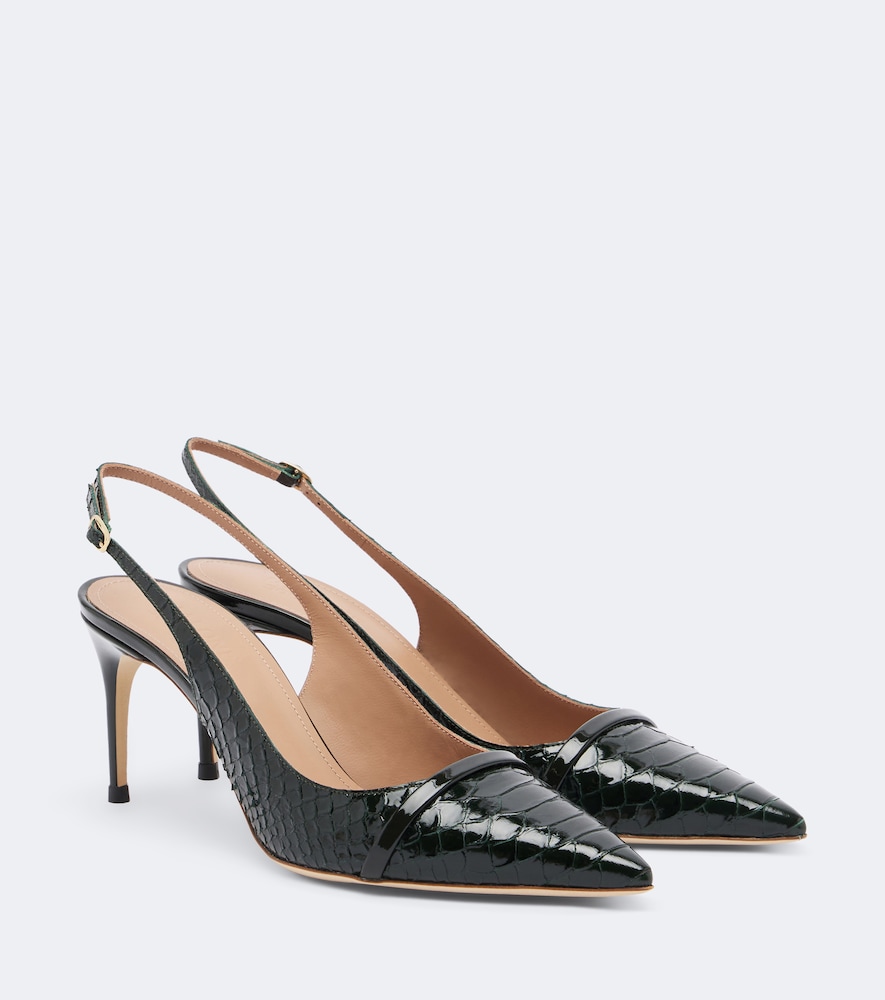 Pumps slingback Schiffer in vernice